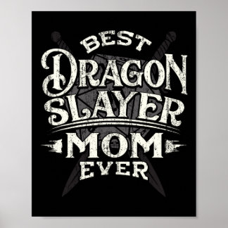 Beste moeder ooit Funny Moederdag Rpg Gamer Vrouwe Poster