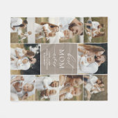 Beste moeder ooit gepersonaliseerde fleece deken (Voorkant (Horizontaal))