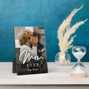 Beste moeder ooit gepersonaliseerde foto Moederdag Fotoplaat