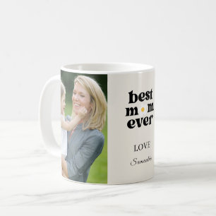 Beste moeder ooit Gepersonaliseerde foto Moederdag Koffiemok