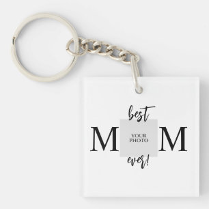 Beste moeder ooit gepersonaliseerde Moederdag acry Sleutelhanger