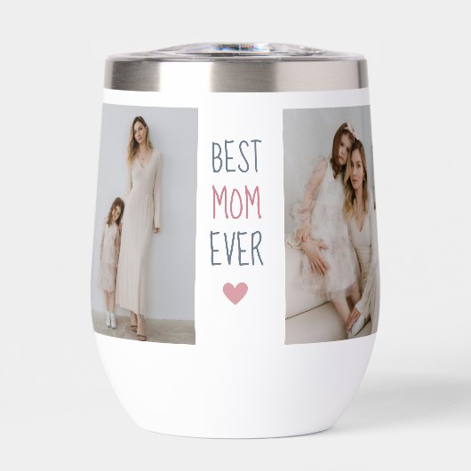 Beste moeder ooit: gepersonaliseerde waterfles cad (Voorkant)