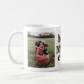 Beste moeder ooit Gold Custom Multi Photo Mok (Links)