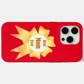 Beste moeder ooit Golden winner award lint Case-Mate iPhone Case (Achterkant (horizontaal))