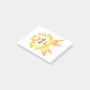 Beste moeder ooit Golden winner award lint Post-it® Notes