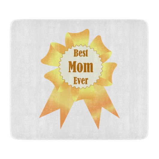 Beste moeder ooit Golden winner award lint Snijplank (Voorkant)