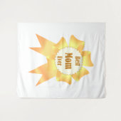 Beste moeder ooit Golden winner award lint Wandkleed (Voorkant (horizontaal))