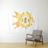 Beste moeder ooit Golden winner award lint Wandkleed (In Situ (horizontaal))