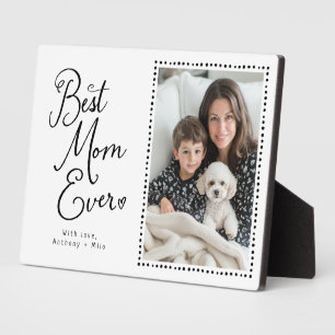 Beste moeder ooit grillige script 1 foto fotoplaat