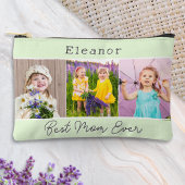 Beste moeder ooit groen 3 foto's Monogrammed Etui