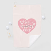 Beste moeder ooit - Hart Golfhanddoek (Insitu)