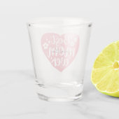 Beste moeder ooit - Hart Shot Glas (Achterkant)