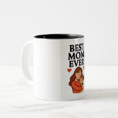 Beste moeder ooit koffie Mok cadeau (Voorkant links)