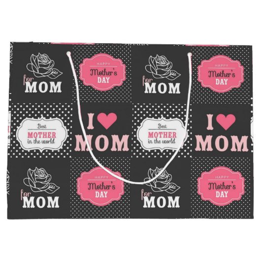 Beste moeder ooit large cadeautasje (Achterkant)