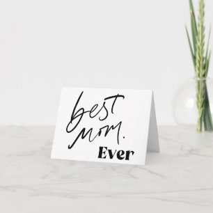 Beste Moeder Ooit   Leuke Mooie Handlettering Scri Kaart