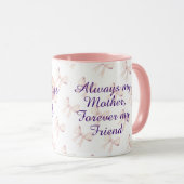 Beste moeder ooit lint Elegante moderne Moederdag Mok (Voorkant rechts)