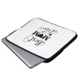 Beste moeder ooit Macbook sleeve (Voorkant onderkant)