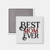 beste moeder ooit, mammie mama, gewoon cadeau magneet (Voorkant / Achterkant)