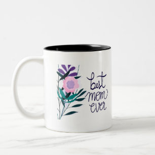 Beste moeder ooit met Flower Tone Mok