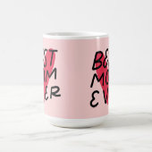 Beste moeder ooit Modern Heart Moederdag Koffiemok (Center)