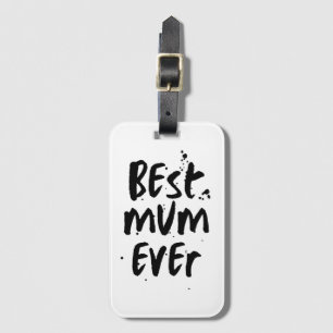 Beste moeder ooit Modern Simple Moederdag Bagagelabel