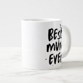 Beste moeder ooit Modern Simple Moederdag Extra Grote Beker (Voorkant rechts)