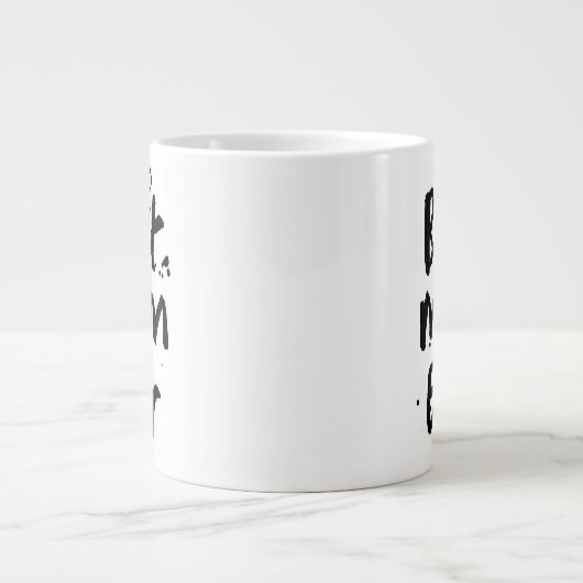 Beste moeder ooit Modern Simple Moederdag Extra Grote Beker (Voorkant)