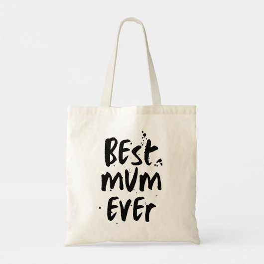 Beste moeder ooit Modern Simple Moederdag Tote Bag (Achterkant)