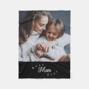 Beste moeder ooit moderne eenvoudige foto fleece deken