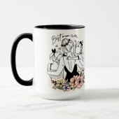 Beste moeder ooit moeder, aangepaste kinderen en b mok (Links)