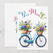 Beste moeder ooit, moeder je bent de beste Moederd Feestdagenkaart (Voorkant / Achterkant)