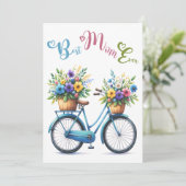 Beste moeder ooit, moeder je bent de beste Moederd Feestdagenkaart (Staand voorkant)