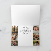 Beste moeder ooit | Moederdag 6 Fotocollage Kaart (Binnen)