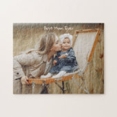 Beste Moeder Ooit Moederdag Aangepaste Foto Legpuzzel (Horizontaal)