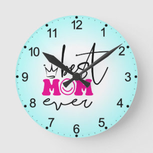 Beste moeder ooit Moederdag Design-63344 Ronde Klok