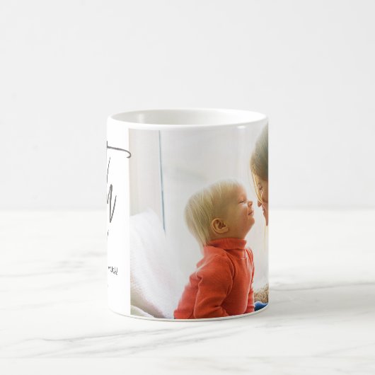 Beste moeder ooit, moederdag fotocollage koffiemok (Center)