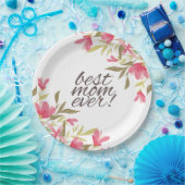 Beste moeder ooit Moederdag | Papieren Bordje (Feest)