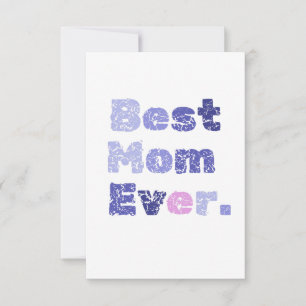 Beste Moeder Ooit Moederdag Plat Wenskaart Kaart