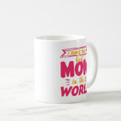 Beste moeder ooit Moederdag Quote Koffiemok (Voorkant rechts)