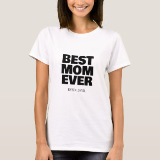 Beste Moeder Ooit Moederdag Sjabloon T-shirt