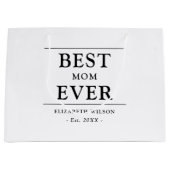 Beste moeder ooit moeders cadeau groot cadeauzakje (Voorkant)
