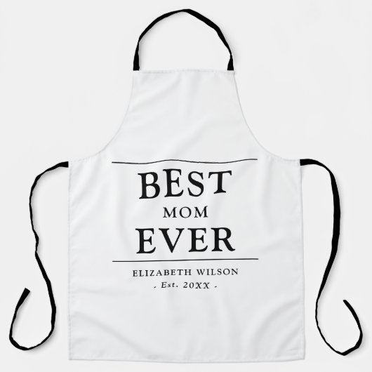 Beste moeder ooit moeders cadeau schort (Voorkant)