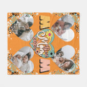 Beste Moeder Ooit Multi Hart vorm Foto Fleece Blan (Voorkant (Horizontaal))