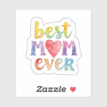 Beste moeder ooit op maat gesneden vinyl sticker