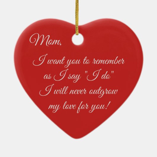 Beste Moeder ooit Ornament (Achterkant)