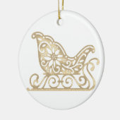 "Beste moeder ooit" rendier Keramisch Ornament (Links)