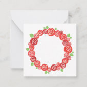 Beste moeder ooit rode rozen moederdag notitiekaartje (Achterkant)