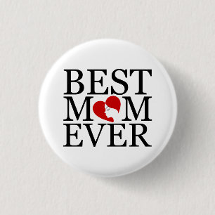 Beste moeder ooit ronde button 3,2 cm