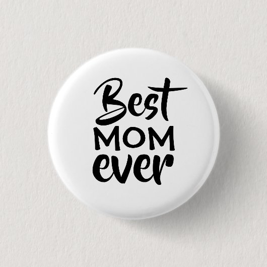 Beste moeder ooit ronde button 3,2 cm (Voorkant)