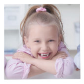 BESTE MOEDER OOIT roze bloemencollage Kubus (Rechts)